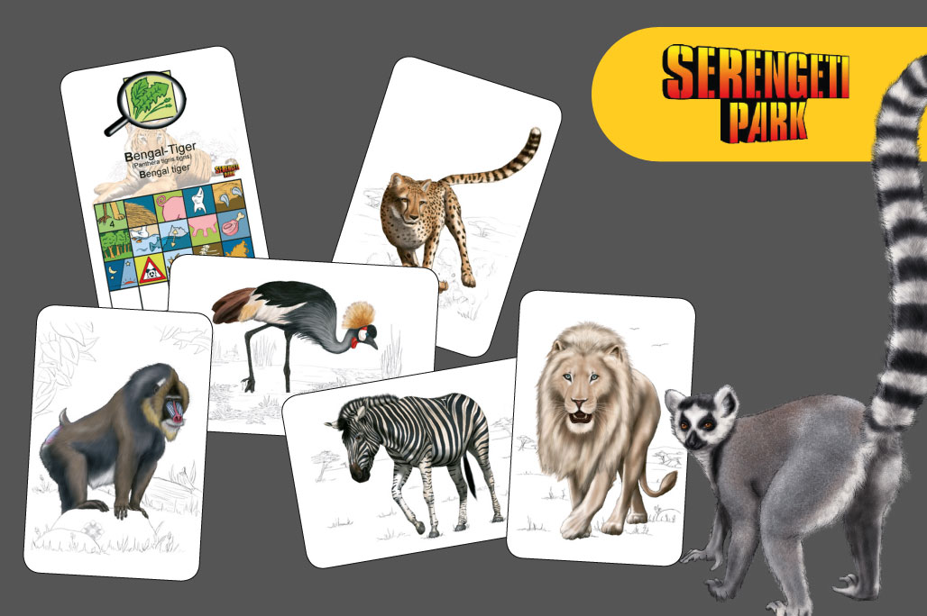 Manimals – Serengeti-Park (Zoo-Edition) - Karten